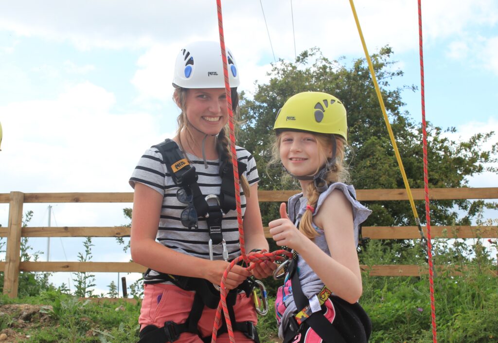 High Ropes_Tying in