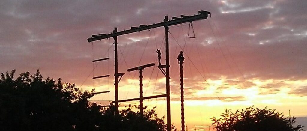 High Ropes Eve Sunset