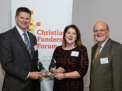 Tollesbury charity recognised for inspirational work at Christian Funders’ Forum Awards in Westminster