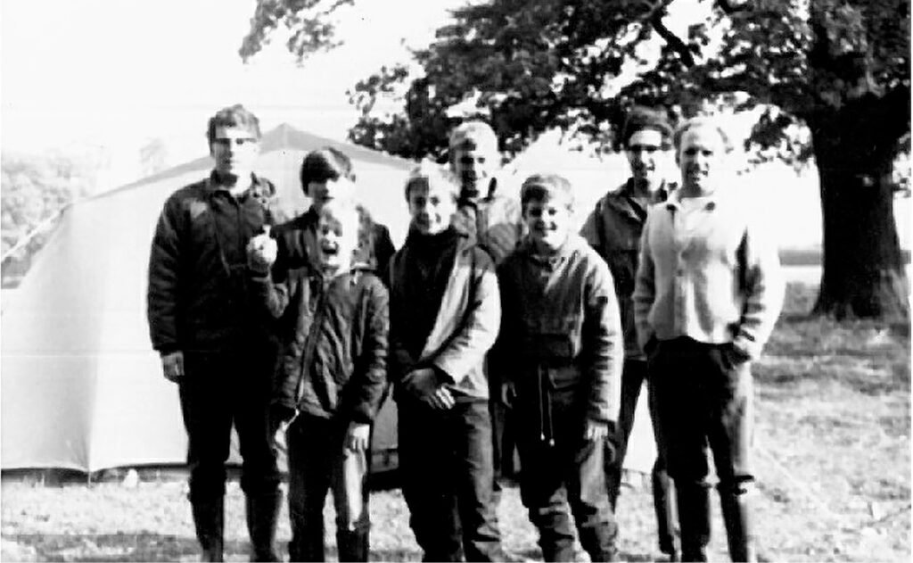 Harlow youth group summer camp in 1965